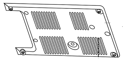 TAPA INFERIOR SINGER 9850, 985, 9855, 9860, 9868, 9870, 9878